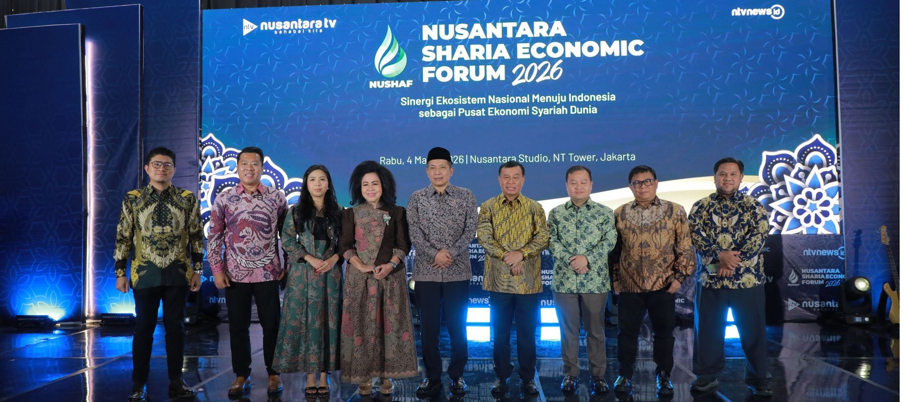 Menteri Koperasi Ferry Juliantono bersama Preskom, Direksi  NT Corp dan BOD Nusantara TV