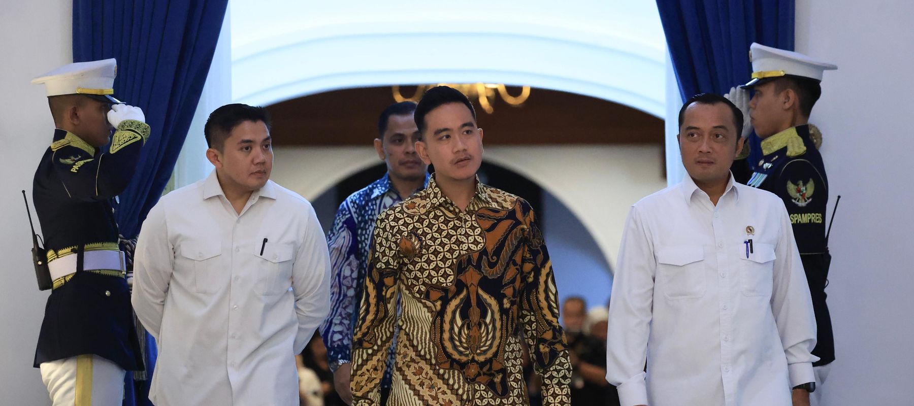 Wapres Gibran, Seskab Teddy, Mensesneg Prasetyo Hadi