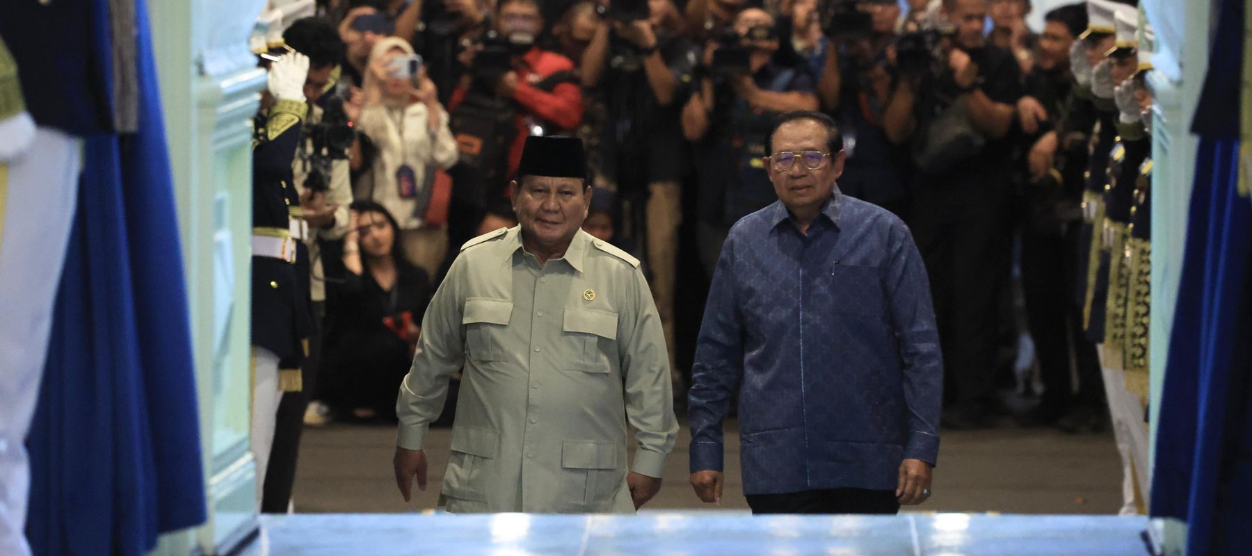 Presiden Prabowo dan Presiden ke-6 SBY