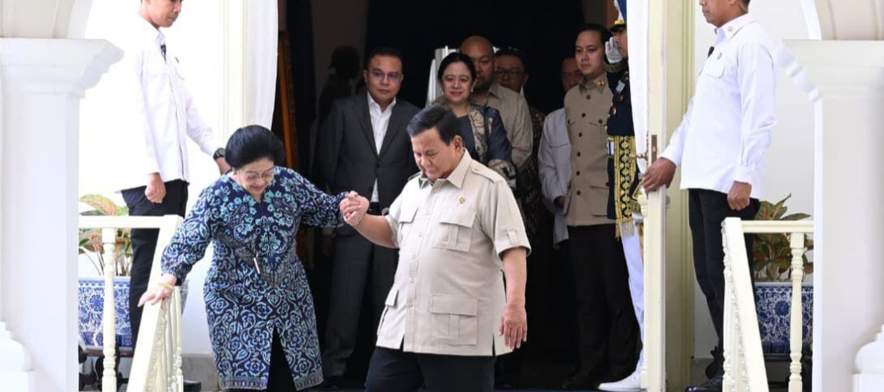 Megawati Prabowo Bertemu di Istana