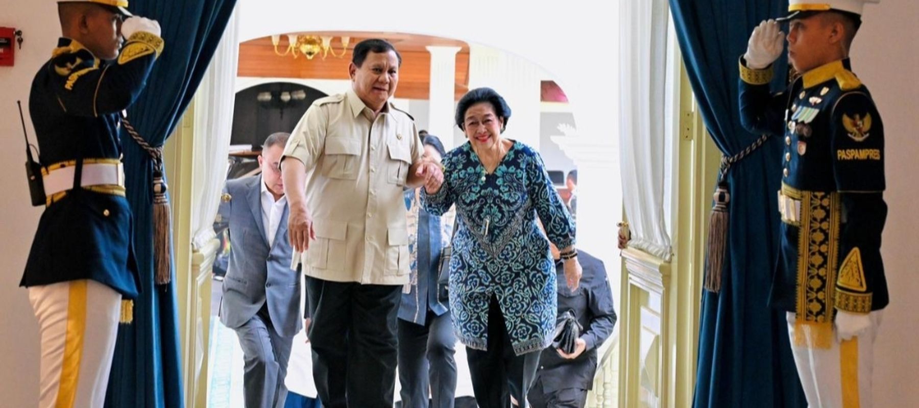 Megawati Prabowo Bertemu di Istana