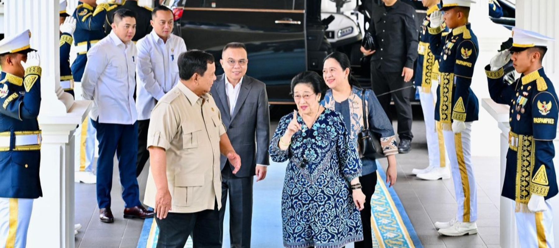 Megawati Prabowo Bertemu di Istana