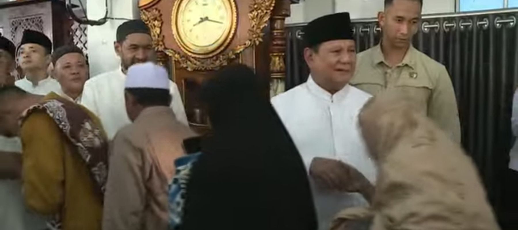 Prabowo Subianto di Aceh Tamiang