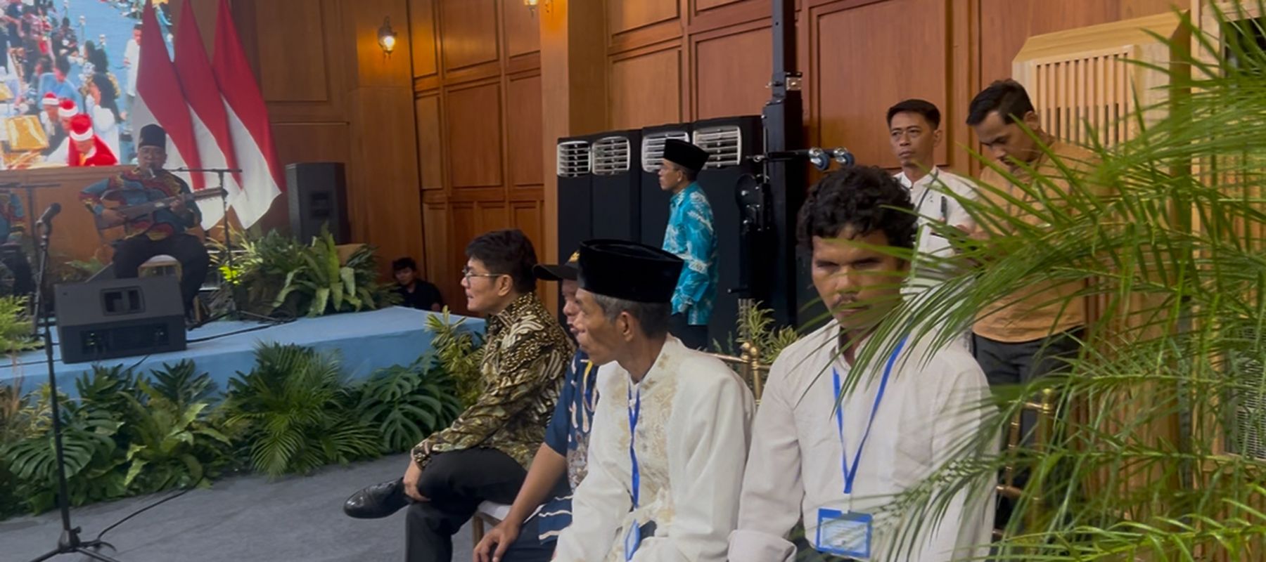 Suasana Open House di Istana Kepresidenan Jakarta