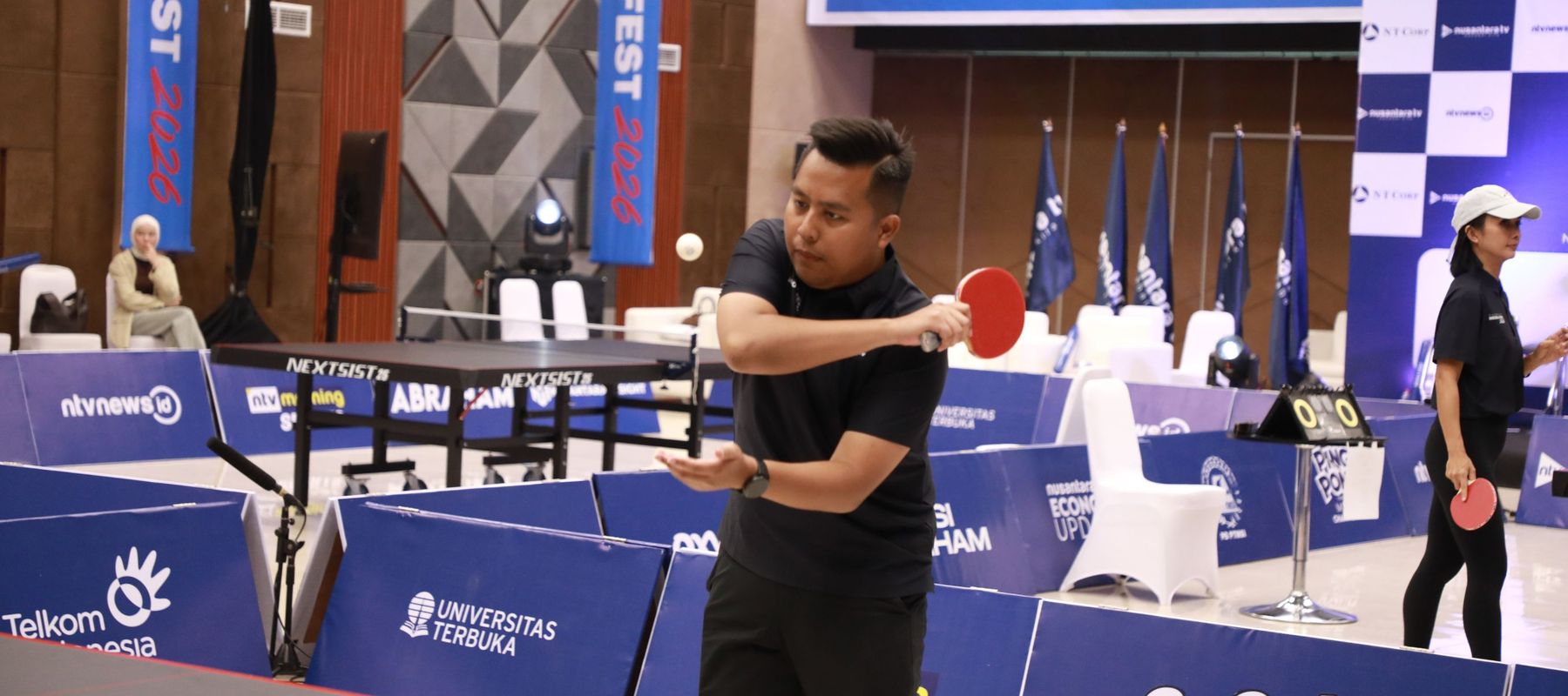 Direktur NT Corp Tommy Tampubolon di acara Ping Pong Nusantara Media Fest