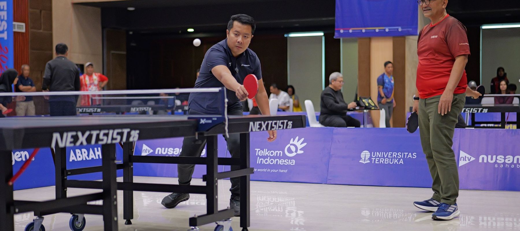 Direktur Utama Nusantara TV Randy Tampubolon di acara Nusantara Media Fest