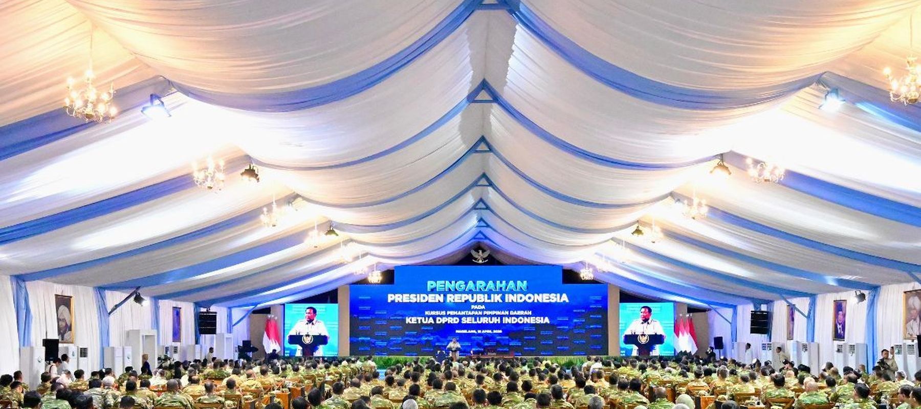 Prabowo Sampaikan Pengarahan pada Ketua DPRD Seluruh Indonesia