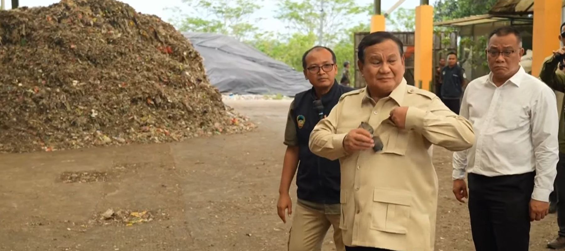 Prabowo Subianto Tinjau TPST BLE Banyumas