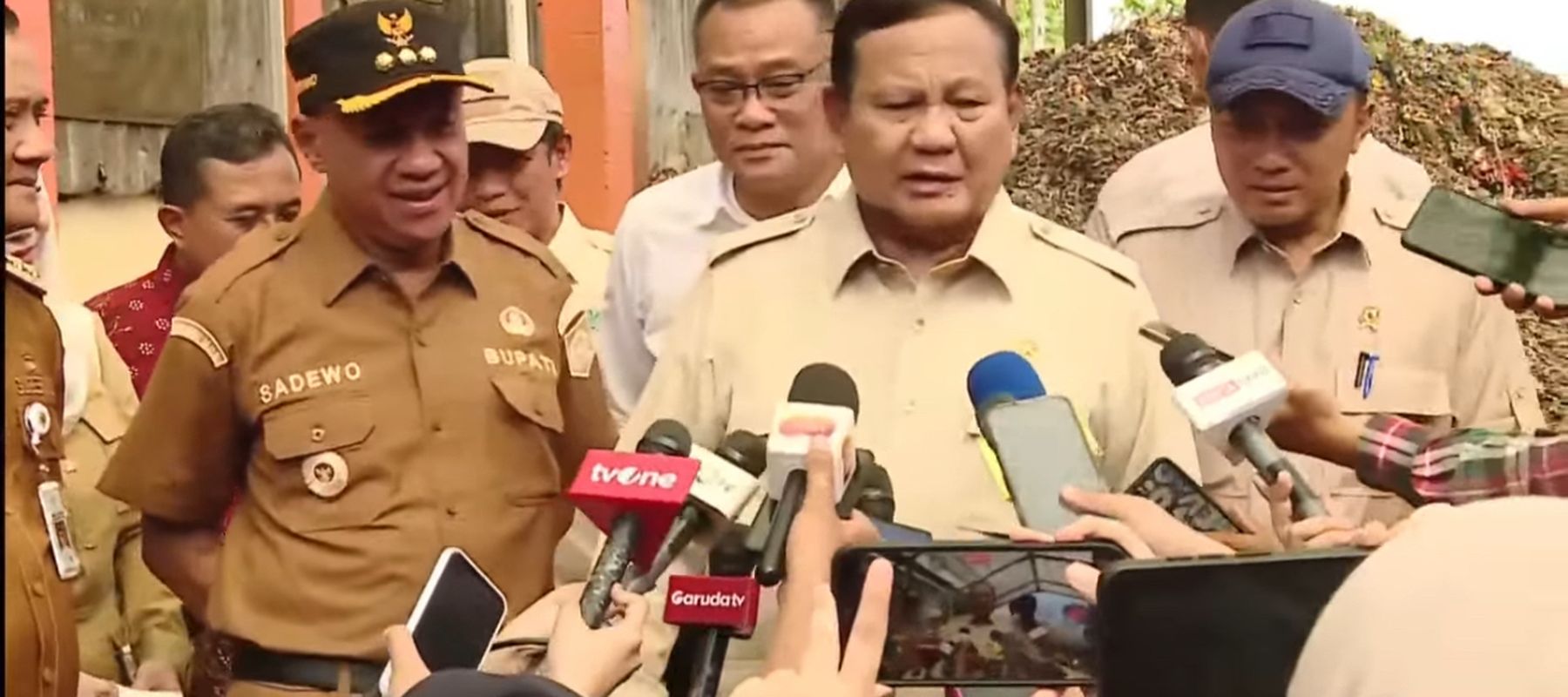Prabowo Subianto Tinjau TPST BLE Banyumas