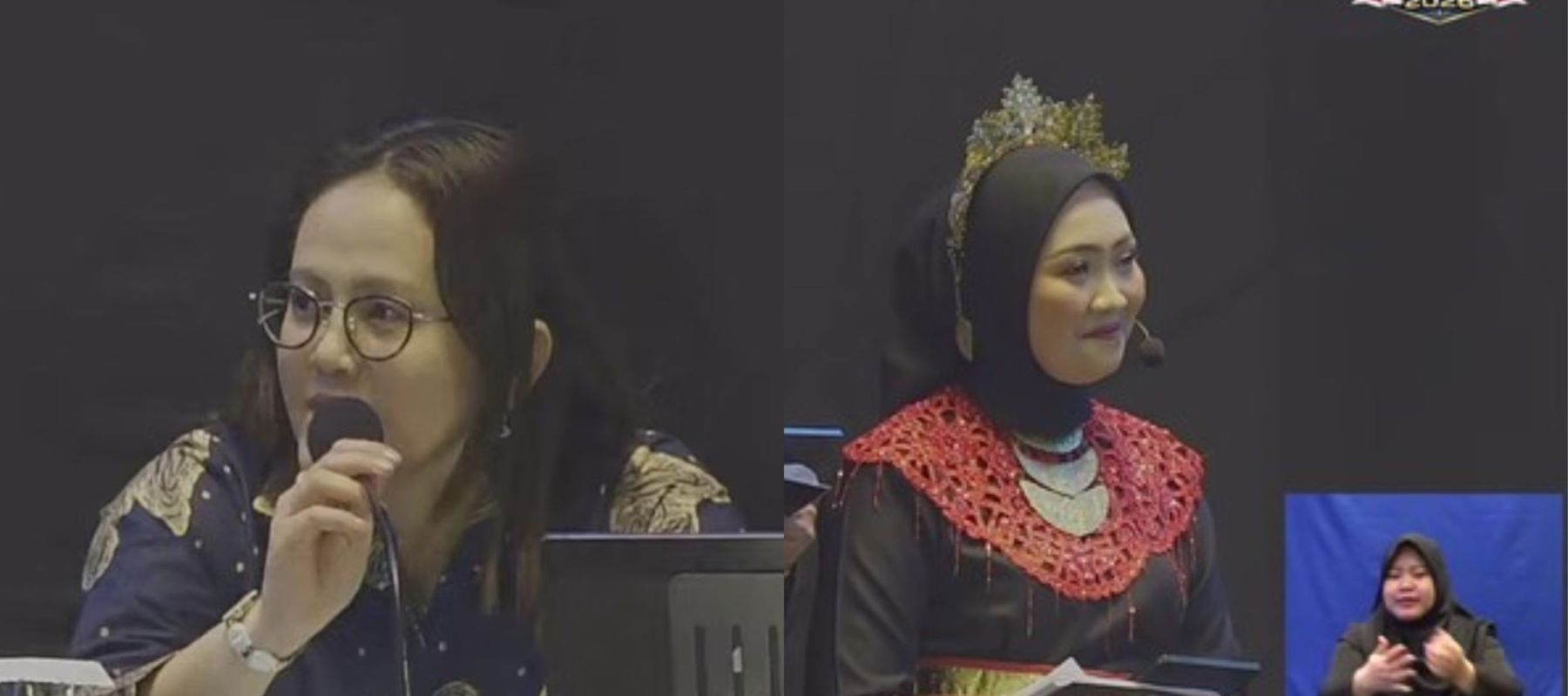 Juri dan MC Lomba Cerdas Cermat MPR RI