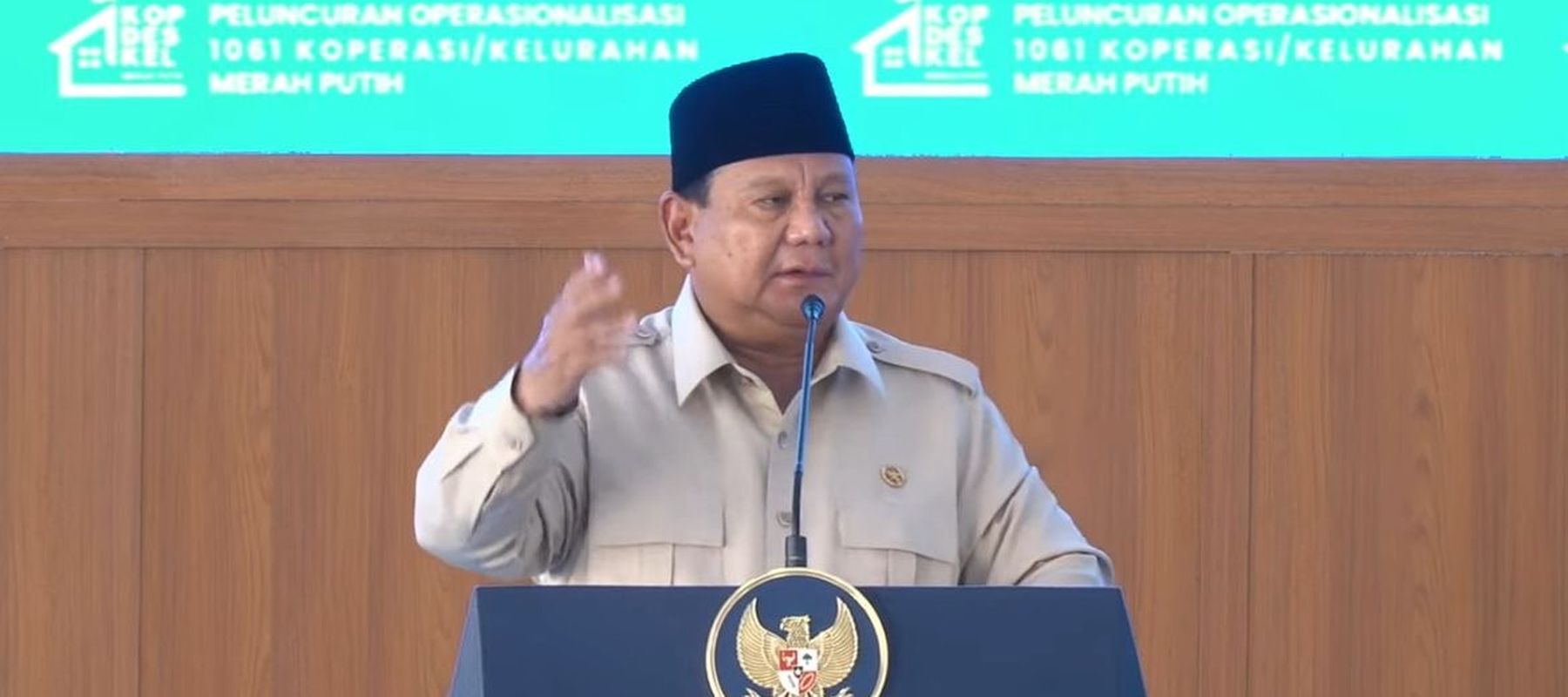 Presiden RI Prabowo Subianto meresmikan operasional 1.061 Koperasi Desa/Kelurahan Merah Putih dalam agenda nasional yang digelar di Kabupaten Nganjuk