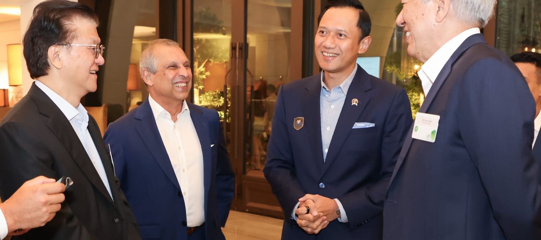 Menko Infra Agus Harimurti Yudhoyono (AHY) menghadiri forum internasional Ecosperity Week 2026