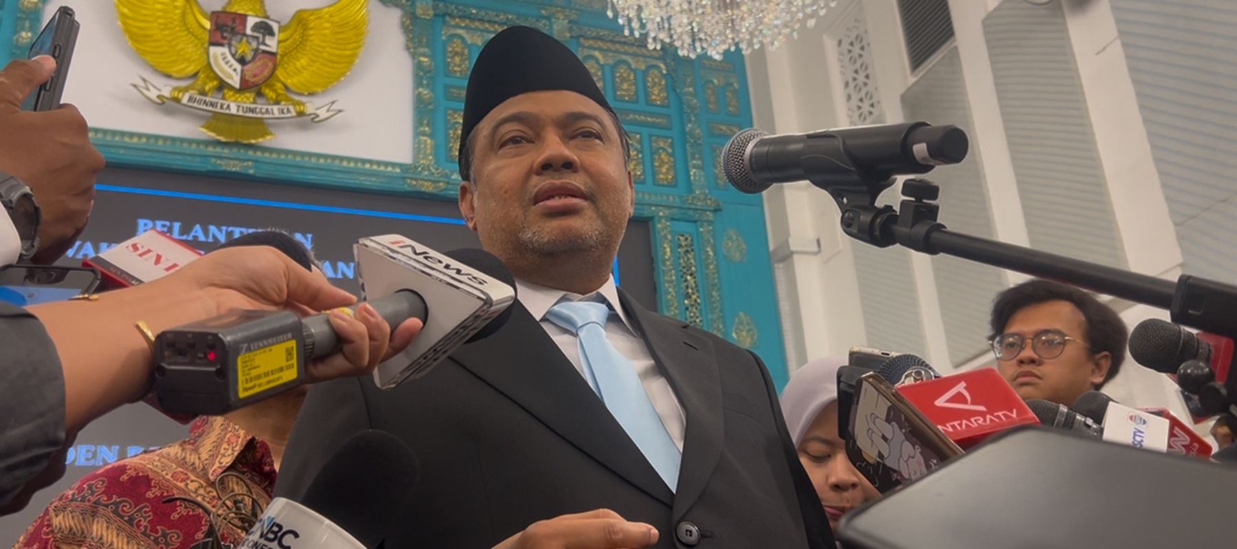 Presiden Konfederasi Serikat Pekerja Indonesia (KSPI) sekaligus Presiden Partai Buruh, Said Iqbal