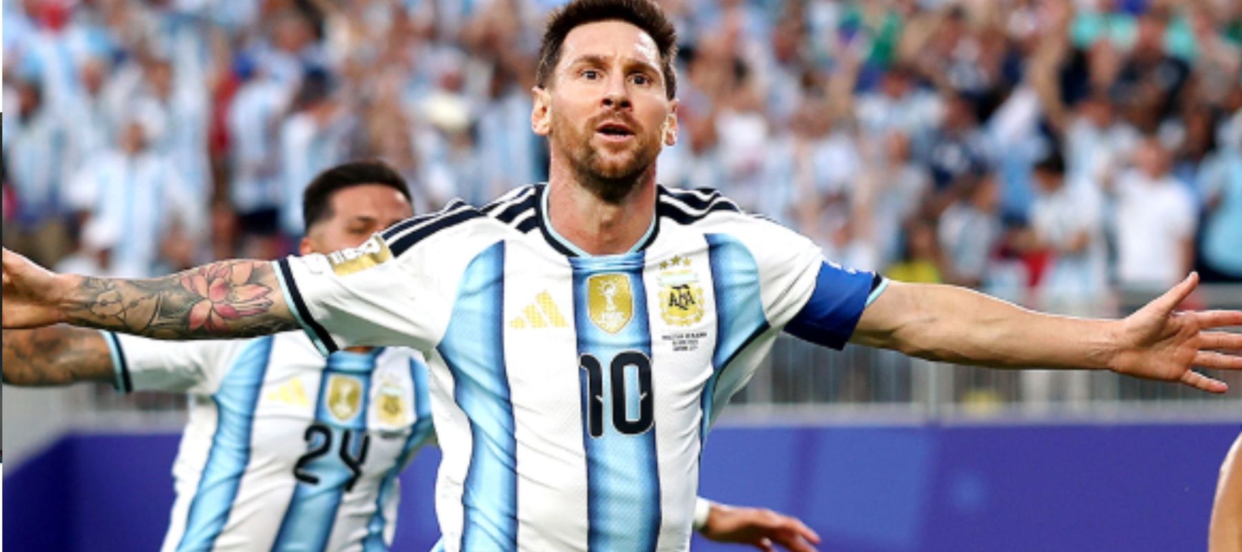 Kapten timnas Argentina Lionel Messi