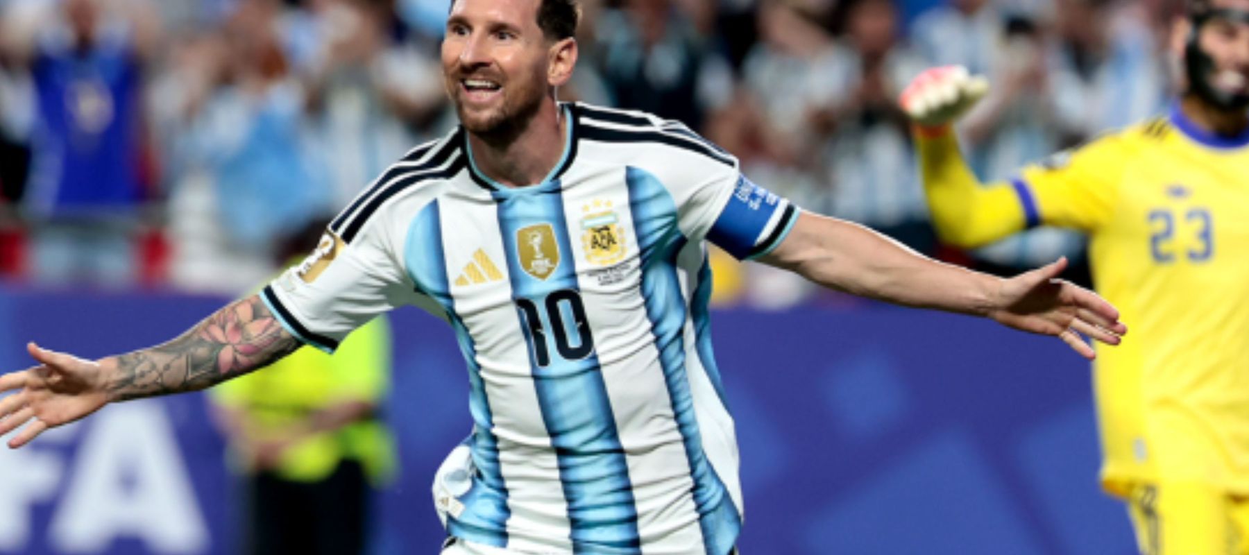 Kapten timnas Argentina Lionel Messi