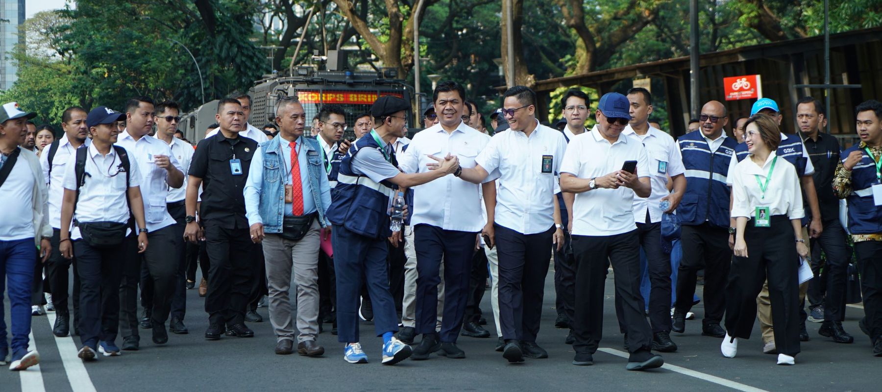 Konferensi Pers dan Suasana Eksekusi Hotel Sultan