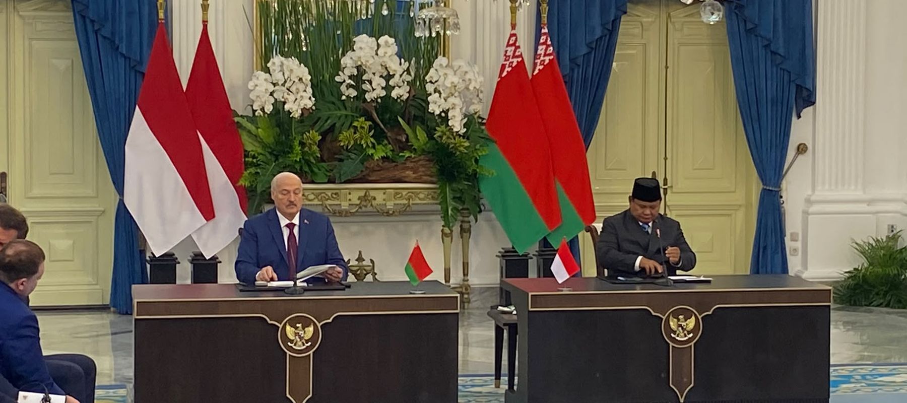Prabowo dan Presiden Belarus Lukashenko 