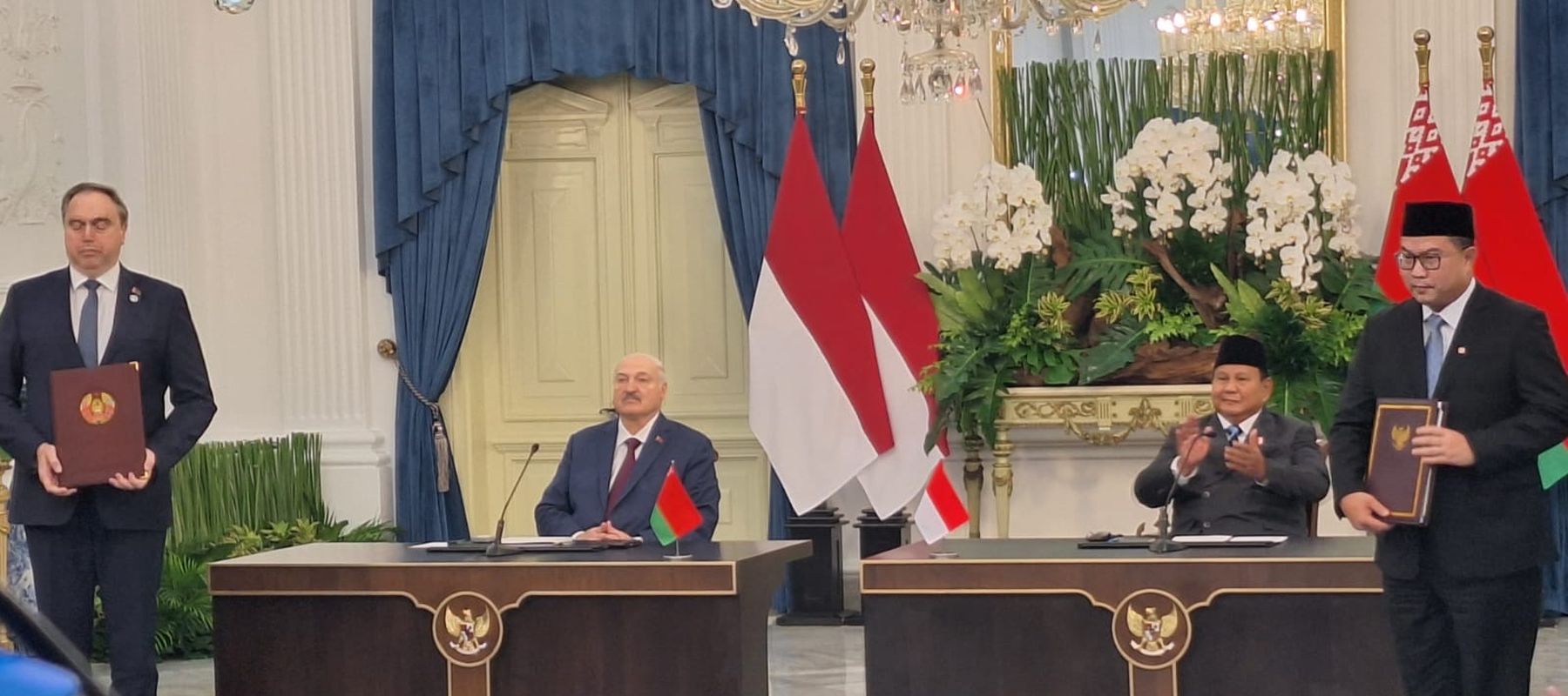 Prabowo dan Presiden Belarus Lukashenko 