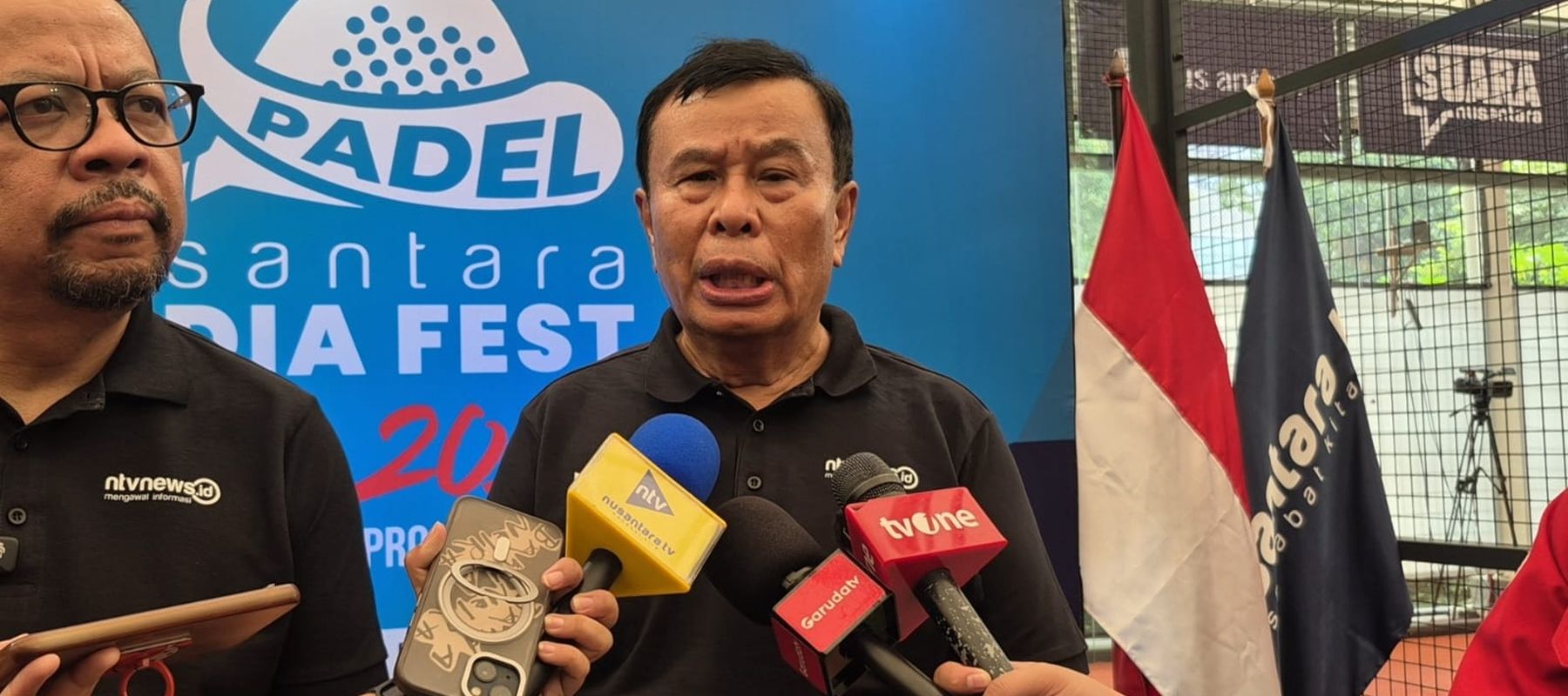 Presiden Komisaris NT Corp, Nurdin Tampubolon, berharap penyelenggaraan Nusantara Media Fest 2026 Padel Series menjadi ajang olahraga dan silaturahmi bagi insan media.
