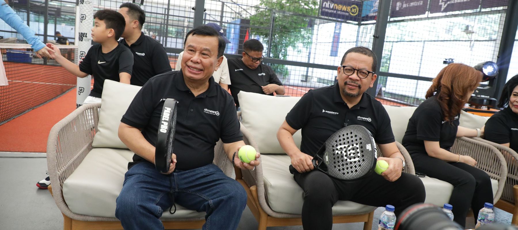 Presiden Komisaris NT Corp dan Kepala Bakom RI Qodari di Nusantara Media Fest 2026 Padel Series