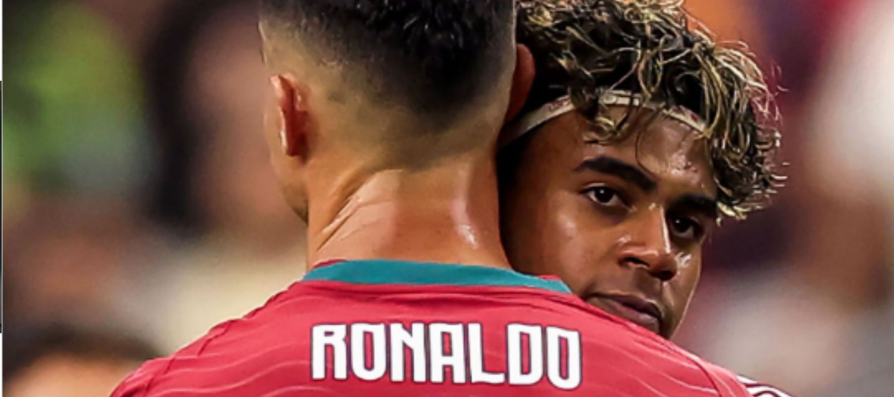 Lamine Yamal Peluk Cristiano Ronaldo Usai Portugal Kalah dari Spanyol
