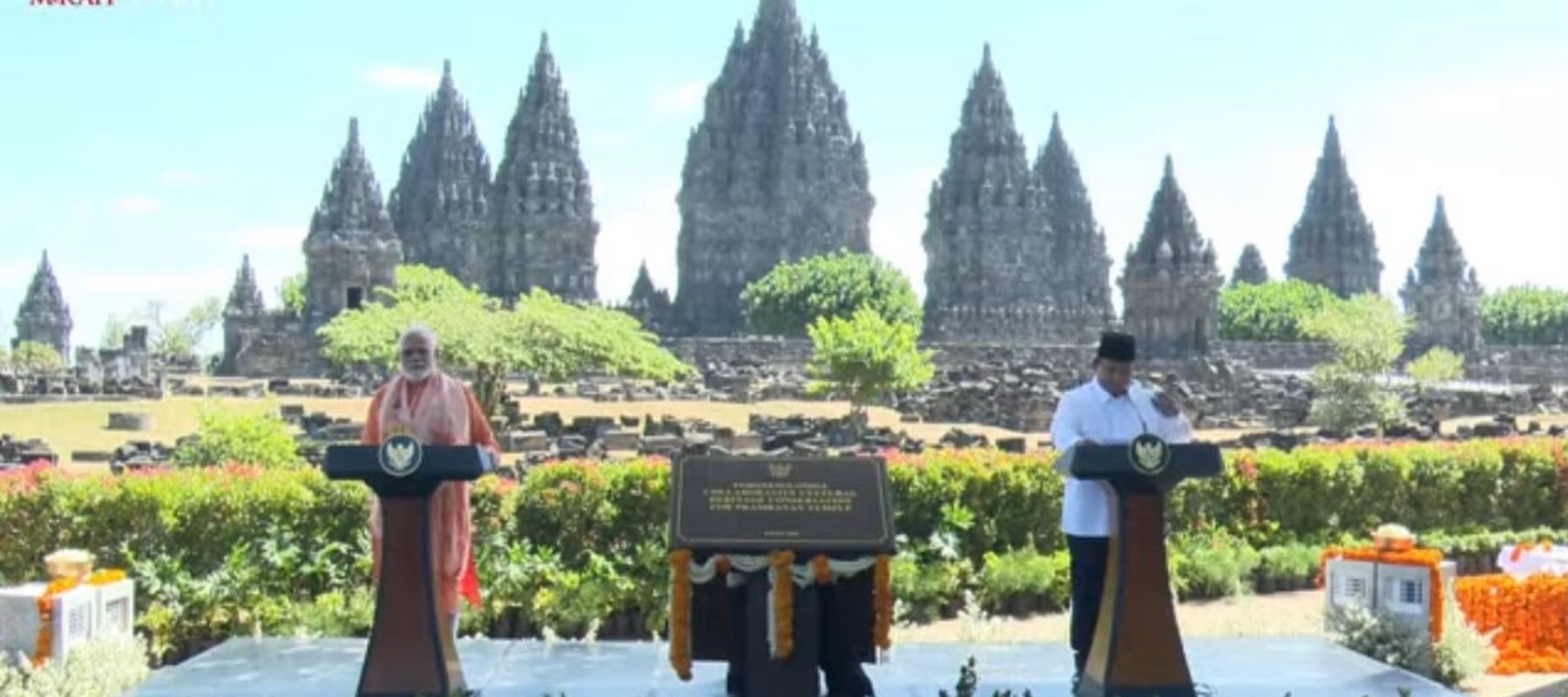 Presiden Prabowo Subianto dan Perdana Menteri (PM) India Narendra Modi