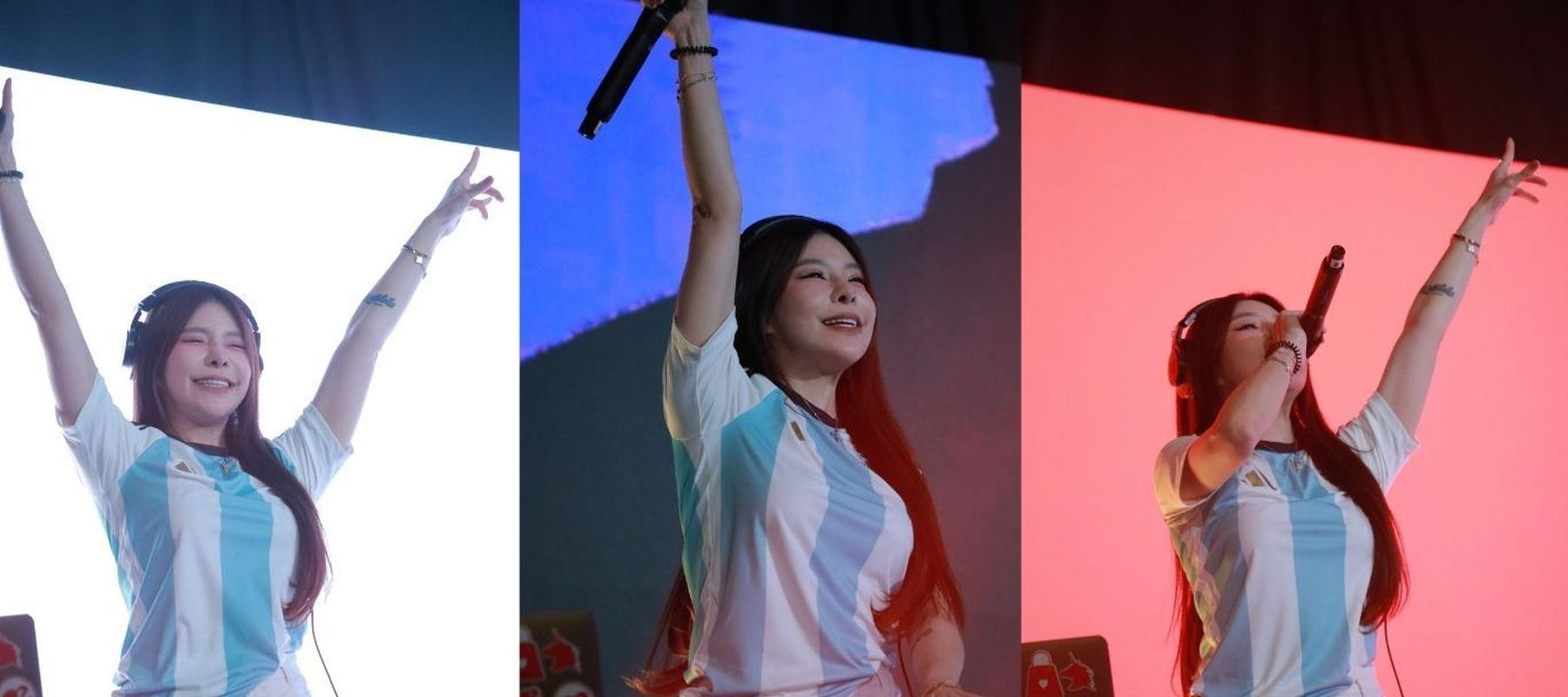 DJ Wyntella di acara Panggung Bola Dunia Nusantara TV