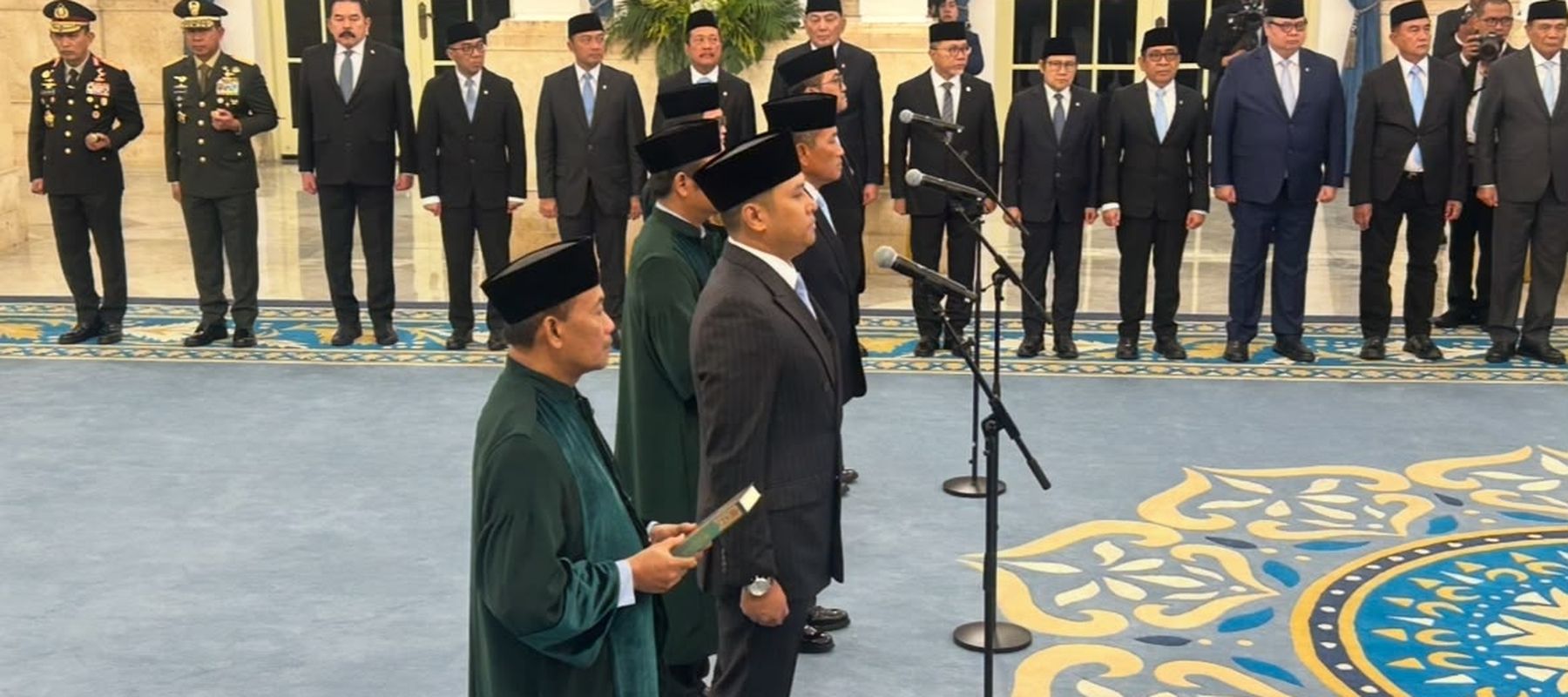 Prabowo Subianto resmi melantik Sudaryono sebagai Kepala Badan Gizi Nasional (BGN). Peresmian dilakukan di Istana Negara, Rabu, 22 Juli 2026