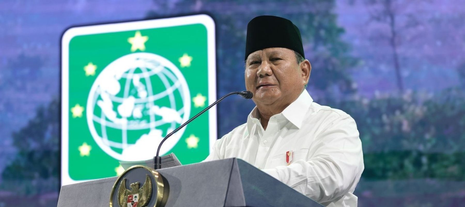 Presiden Prabowo di acara Harlah PKB