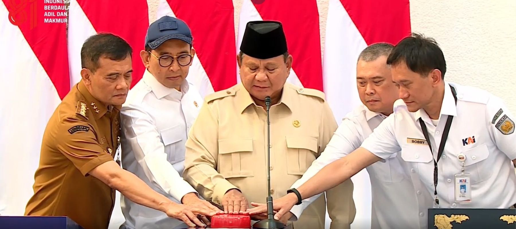 Prabowo Targetkan Lampung hingga Banda Aceh Terhubung Kereta Api.