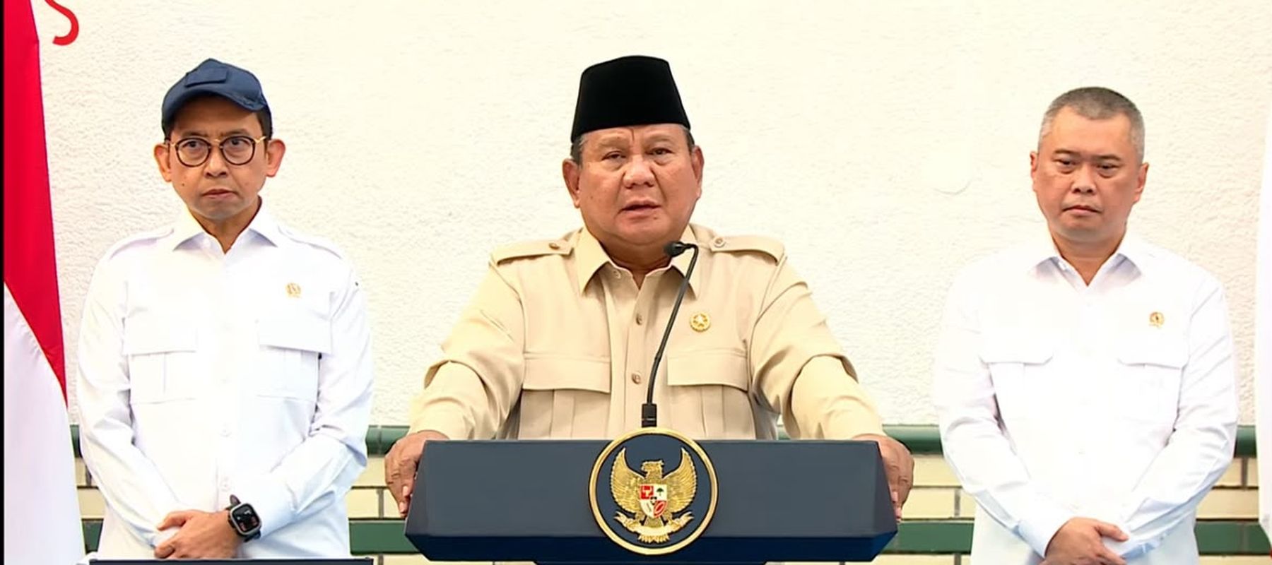 Prabowo Subianto dalam Peresmian Renovasi Cagar Budaya Stasiun Semarang Tawang