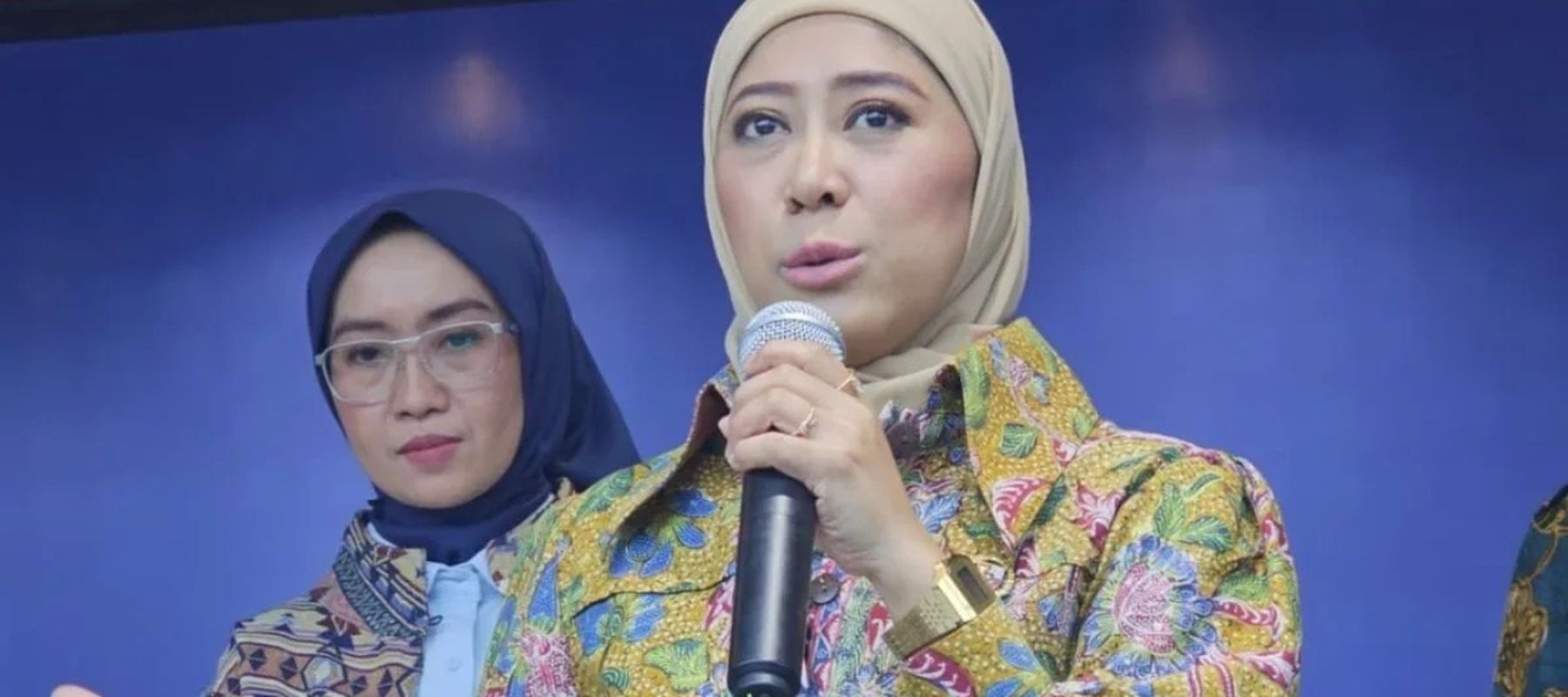 Menteri Komunikasi dan Digital Meutya Hafid di Kantor Kementerian Komunikasi dan Digital, Jakarta Pusat, Senin, 3 Agustus 2026.