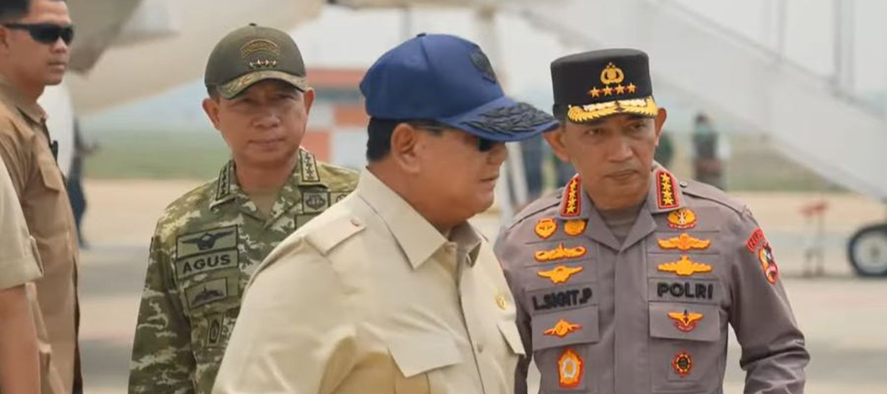 Prabowo Tiba di Kalimantan