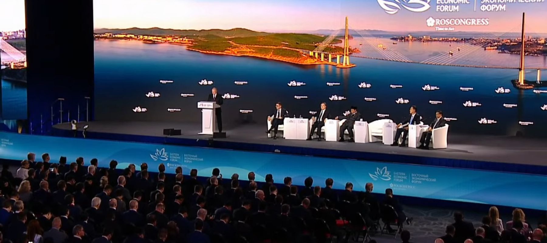 Prabowo Subianto di Eastern Economic Forum