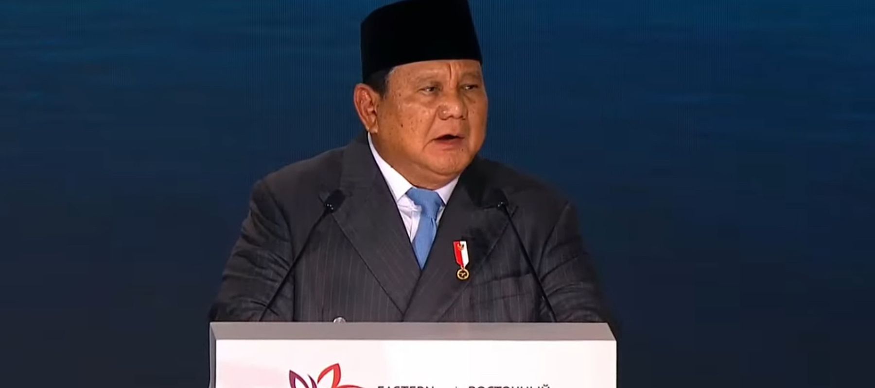 Prabowo Subianto di Eastern Economic Forum