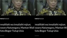 Innalillahi, Iswara Natanegara, Mantan Wali Kota Bogor Meninggal Dunia