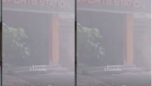 VIDEO: Ngeri! Asap Hitam Pekat Tiba-tiba Muncul di Kawasan Pertokoan Pasar Baru