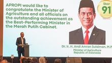 Totalitas Dorong Ketahanan Pangan Nasional, Mentan Amran Diapresiasi