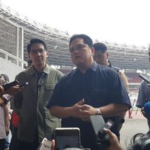 Erick Thohir Puji Kualitas Rumput Stadion GBK Jelang Laga Indonesia vs Jepang di Kualifikasi Piala Dunia 2026