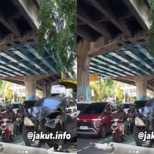 VIDEO: Mobil Hantam Sepeda Sampai Meregang Nyawa di Sunter