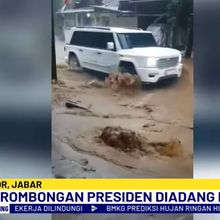 Viral Mobil Rombongan Prabowo Terjang Banjir di Bogor, Bupati Tinjau Lokasi