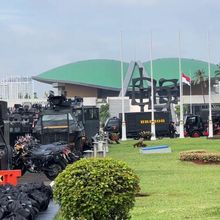 Ribuan Aparat Dikerahkan Amankan Paripurna Pengesahan UU TNI Baru