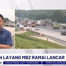 Arus Mudik di Jalan Tol MBZ Ramai Lancar, Truk Bersumbu 3 Dibatasi