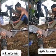 Beredar Video Sebelum Ledakan di Garut, Amunisi Dihantam Pakai Martil