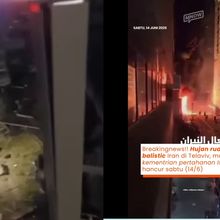 VIDEO: Hancurnya Tel Aviv Usai Dibombardir 150 Rudal Iran