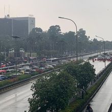 Demo Buruh di DPR, 7 Gerbang Tol Dalam Kota Arah Cawang Ditutup