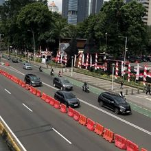 Lalu Lintas Sekitar Polda Metro Jaya Masih Lancar Jelang Aksi Mahasiswa