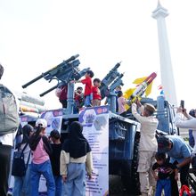 Ini Lokasi Kantong Parkir Puncak HUT ke-80 TNI di Monas Hari Ini