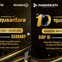 Nusantara TV Rayakan Ulang Tahun ke-10 dengan Penghargaan Anugerah Bakti Nusantara 2025