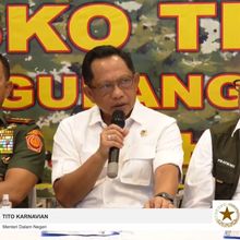 Soal 3 Kepala Daerah Menyerah Tangani Bencana, Mendagri: Bukan Menyerah Total, Mereka Tetap Bekerja Semampu Mereka